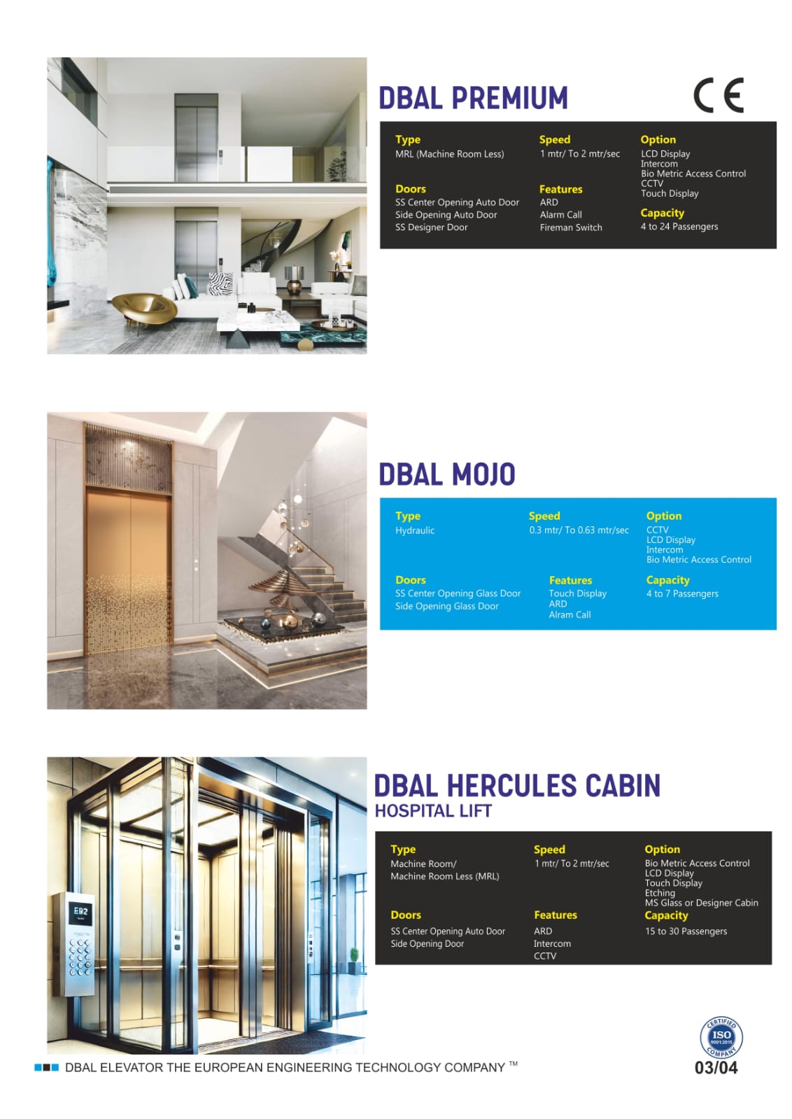 DBAL Elevator Installation